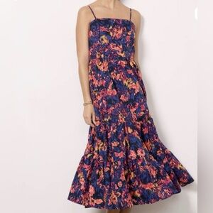 Evereve Norah midi-dress Sz L